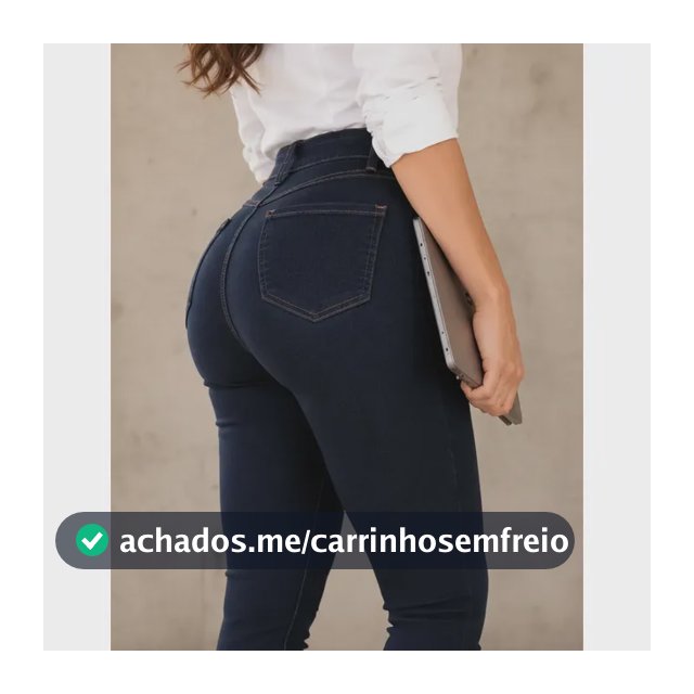 Calça Jeans Levanta Bumbum Skinny Com Elastano Preto 36