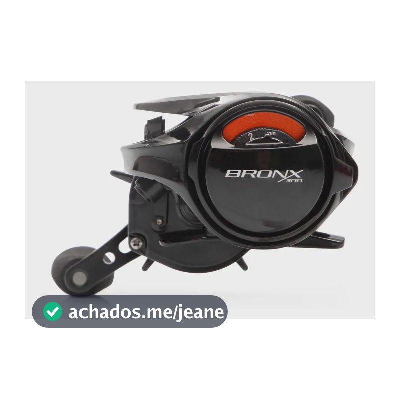 Carretilha Bronx300 Esquerda Preto Esquerdo
