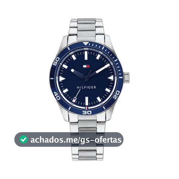 Relógio Tommy Hilfiger Masculino Aço Prateado 1791817