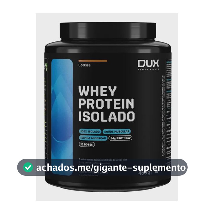 Whey protein Dux Human Health Proteínas Puras em pó sabor Doce de leite x 450g de 15 un