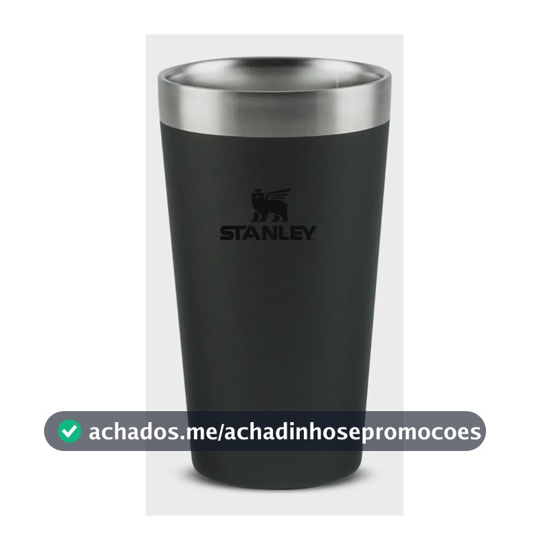 Copo Térmico para Cerveja Stanley Pint Adventure Black 2.0 354ml