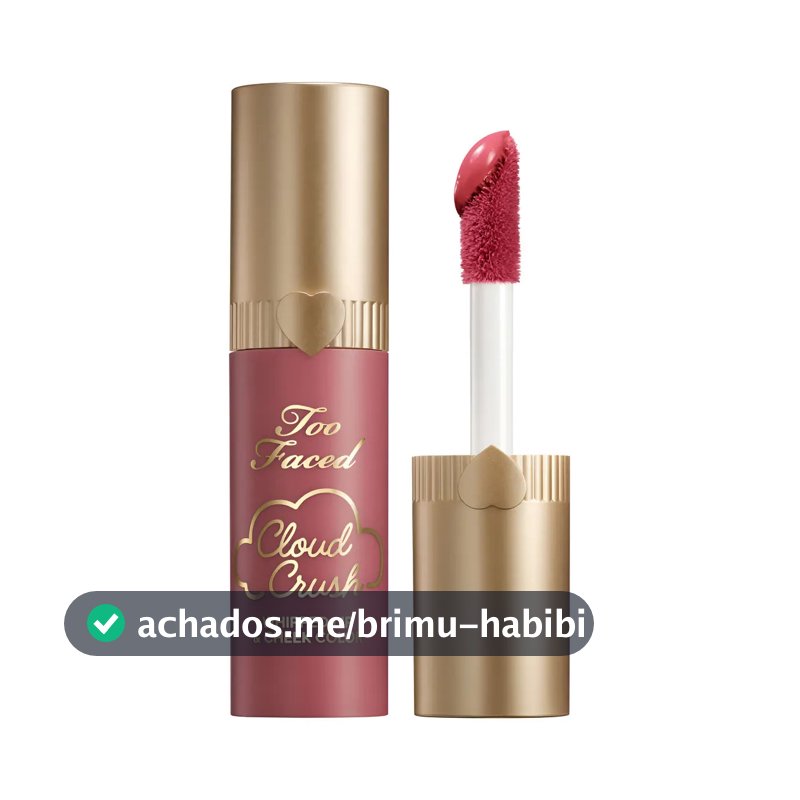 Blush Líquido Too Faced Cloud Crush Headliner para Lábios e Bochechas