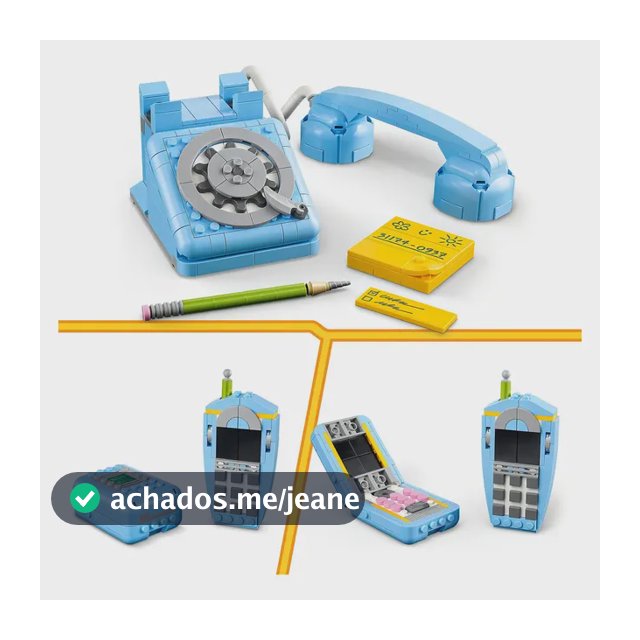 Telefone retrô LEGO® Creator 3 em 1, brinquedos nostálgicos 31174 383 3 em 1