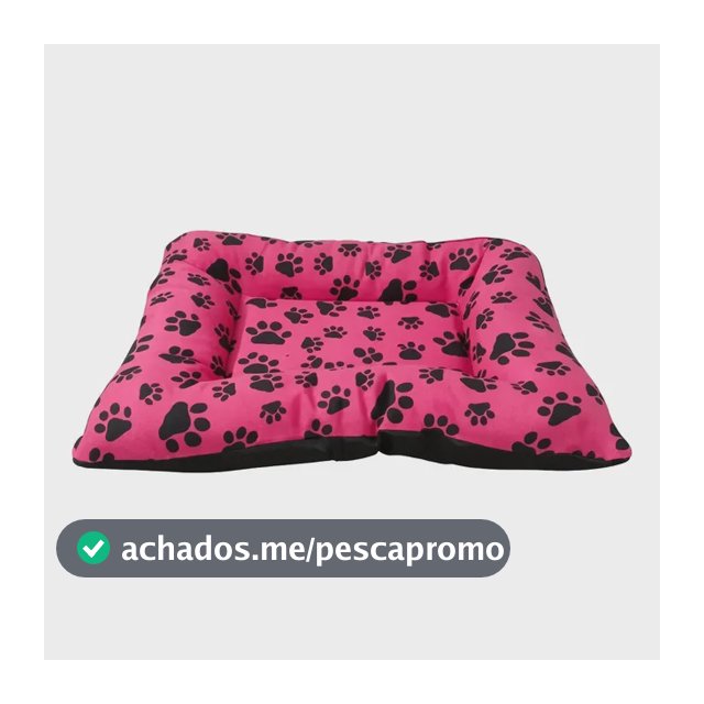 Cama Pet Colchonete Grande Para Cães E Gatos Poliéster
