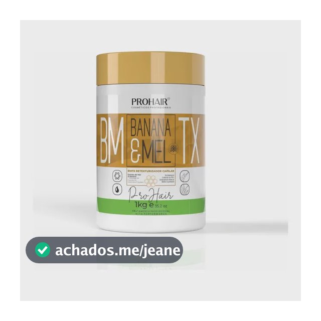 B.tox Anti-frizz Capilar Banana E Mel 1kg