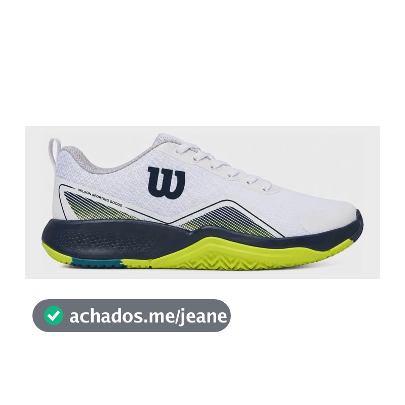 Tênis Wilson All Court Unissex Original Para Jogar Tennis Branco/marinho 43