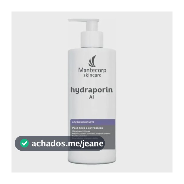 Mantecorp Hidratante Corporal Hydraporin AI 450g