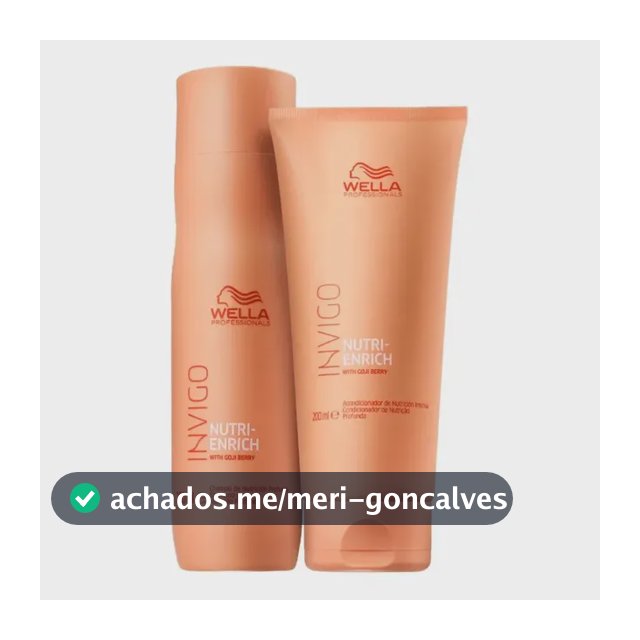 Condicionador Wella Professionals Invigo Nutri-Enrich nutrição de 450ml
