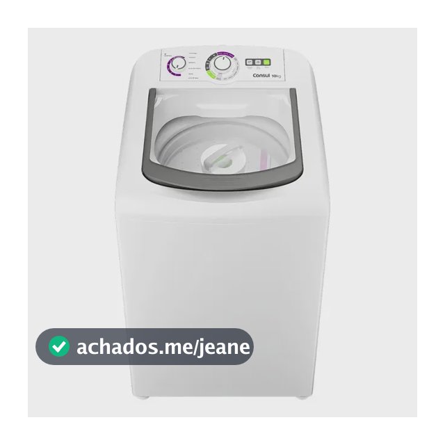 Máquina de lavar Consul 10 kg CWB10BB branca