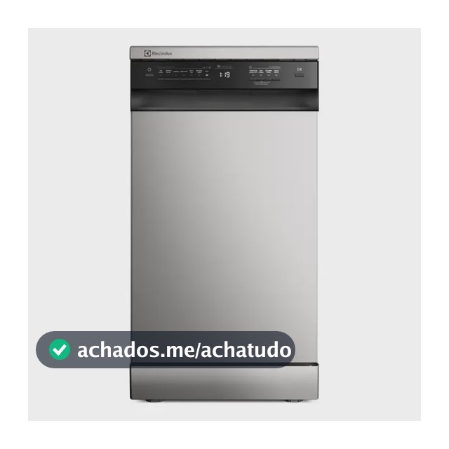 Lava-louça Electrolux 10 Serviços Inox Lava E Seca 50' Ls10e Prateado