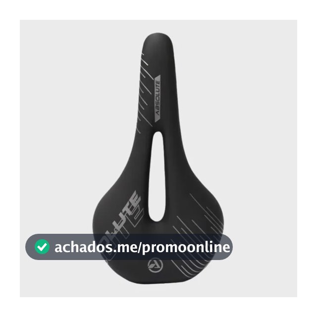 Banco Selim Bike Absolute Nero Gel Mtb Road 268x146mm Vazado Preto 26.8 Cm 14.6 Cm