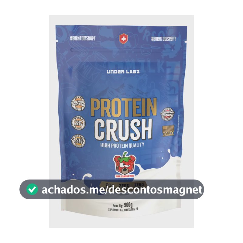 Proteína Under Labz Whey concentrado Crush em pó sabor Strawbear x 900g