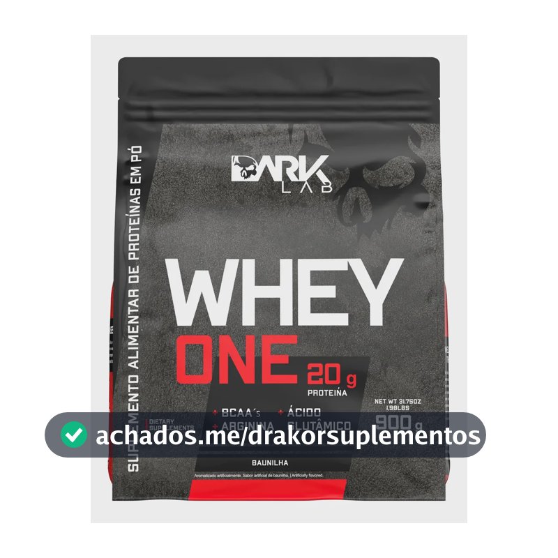 Proteína Dark Lab One Whey em pó sabor Baunilha x 900g