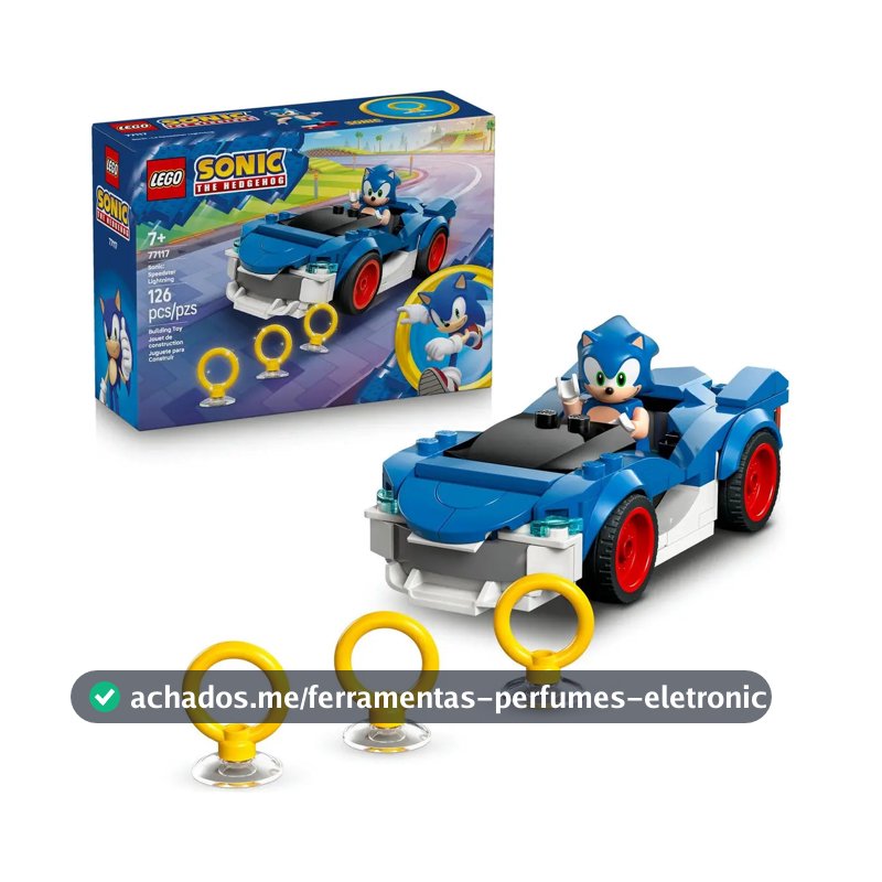 Lego Sonic 77117 Sonic Speedster Lightning 126 Sonic