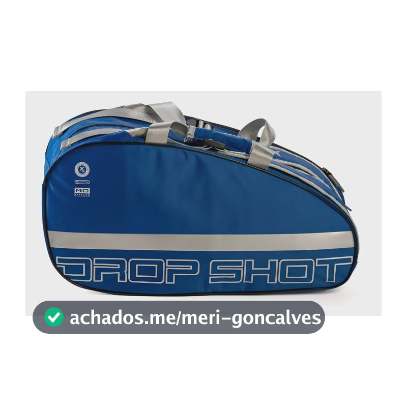 Raqueteira Drop Shot Essential 25 Azul Padel Beach Tennis