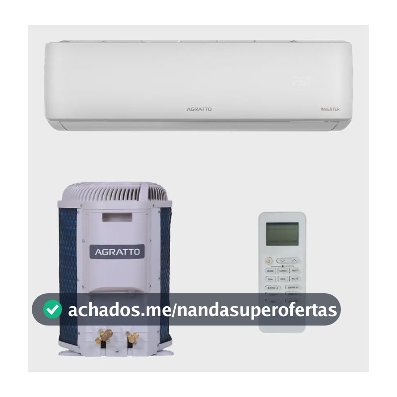 Ar Condicionado Hi Wall Agratto Zen Top Inverter 9k F 220v