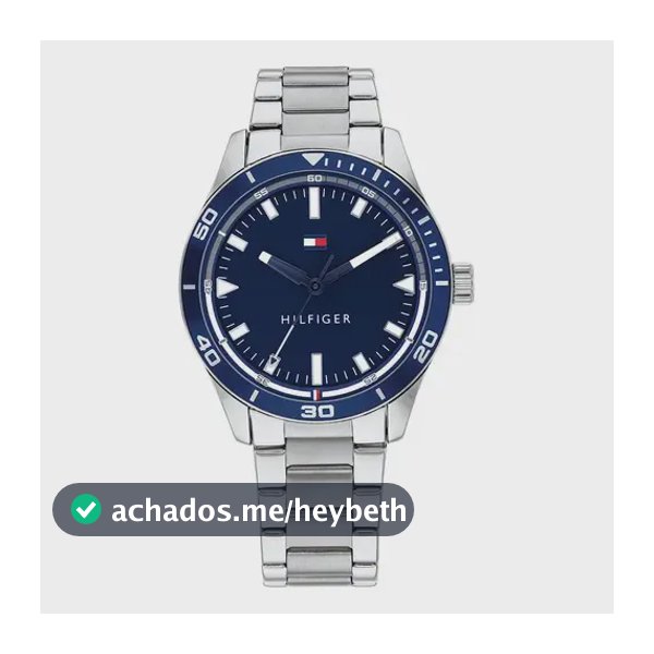 Relógio Tommy Hilfiger Masculino Aço Prateado 1791817