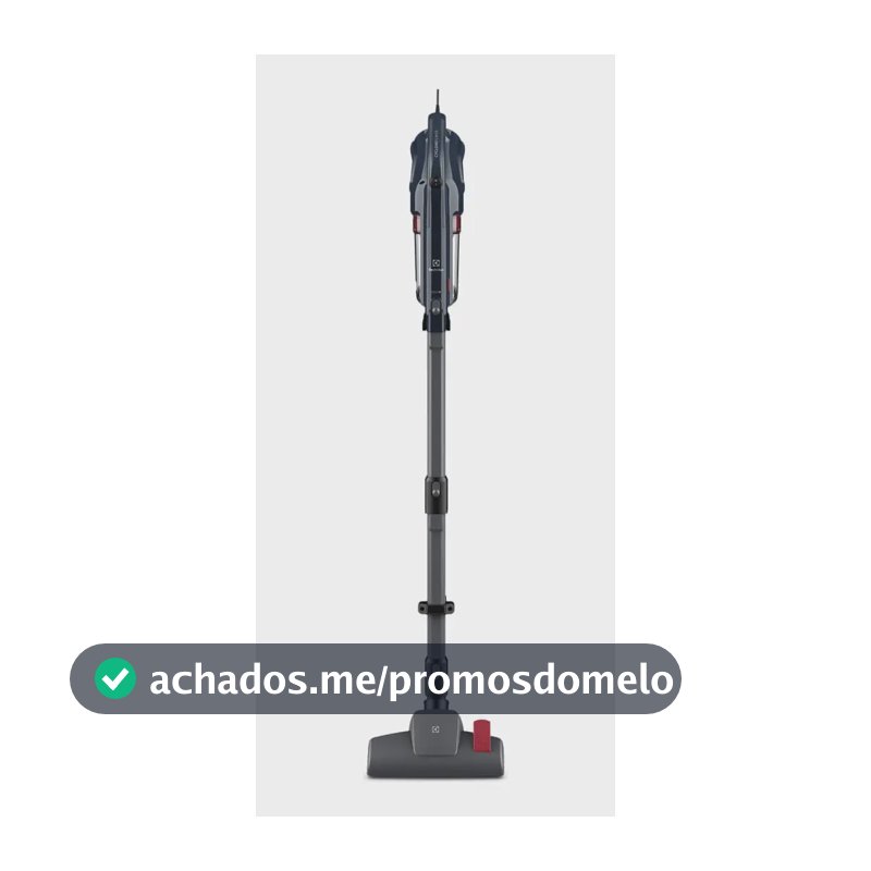 Aspirador de Pó Vertical com Fio Electrolux 1300W 3 em 1 Cyclone Power Filtro HEPA Preto (PTE10)