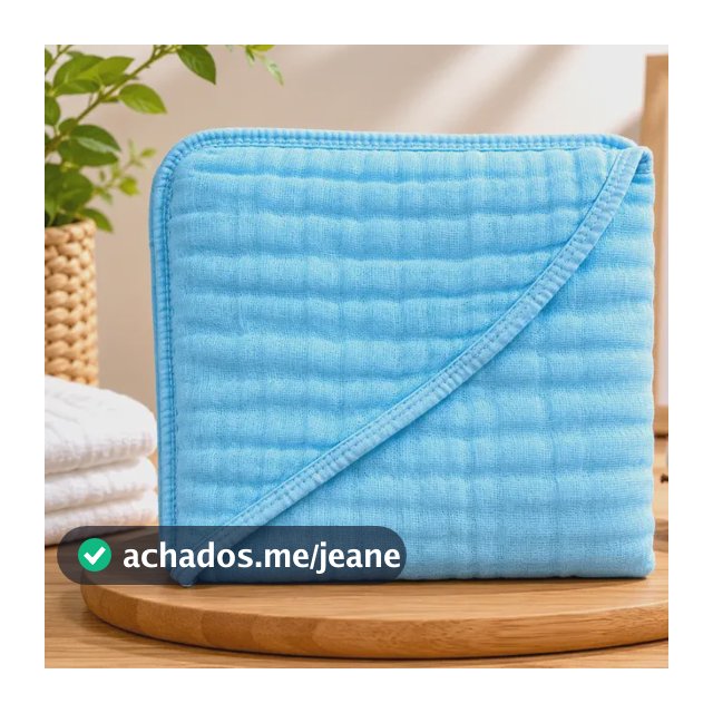 Toalha Banho Soft Bebê Com Capuz Maternidade Algodão Enxoval