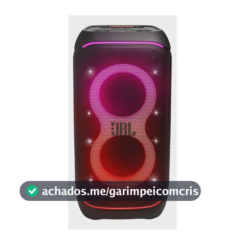 Caixa de Som JBL PartyBox Stage 320 Bluetooth Portátil Com Show de Luzes e Resistente a Respingos – 240W RMS Preta