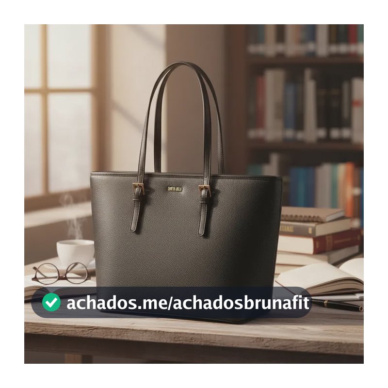 Bolsa Shopper, Tote, Sacola Santa Lolla Bolsa - Preto
