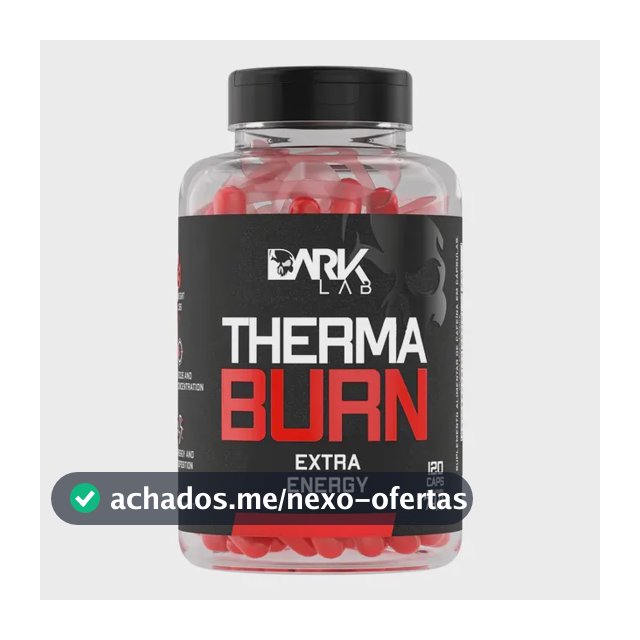 Termogênico Therma Burn 210mg De Cafeína 120 Caps Dark Lab Sabor Sem Sabor