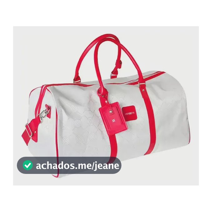 Nova Bolsa Raqueteira Heroes Olympia Starlight 2026 Branco E Ruby