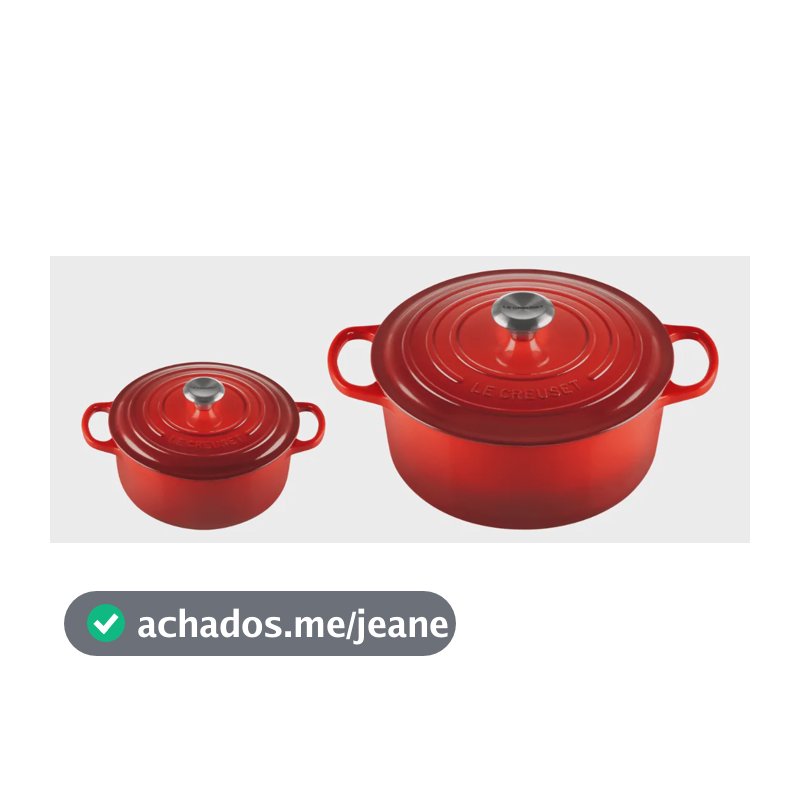 Jogo De Panelas Signature 22 E 28 Cm Vermelho Le Creuset Vermelho