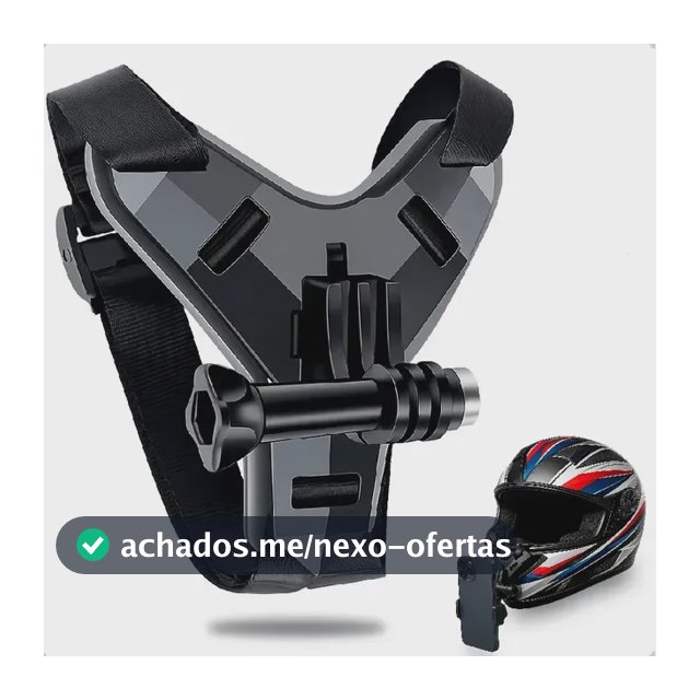 Suporte De Celular Para Capacete Moto Queixo Preto Lisa Fosco 55/56