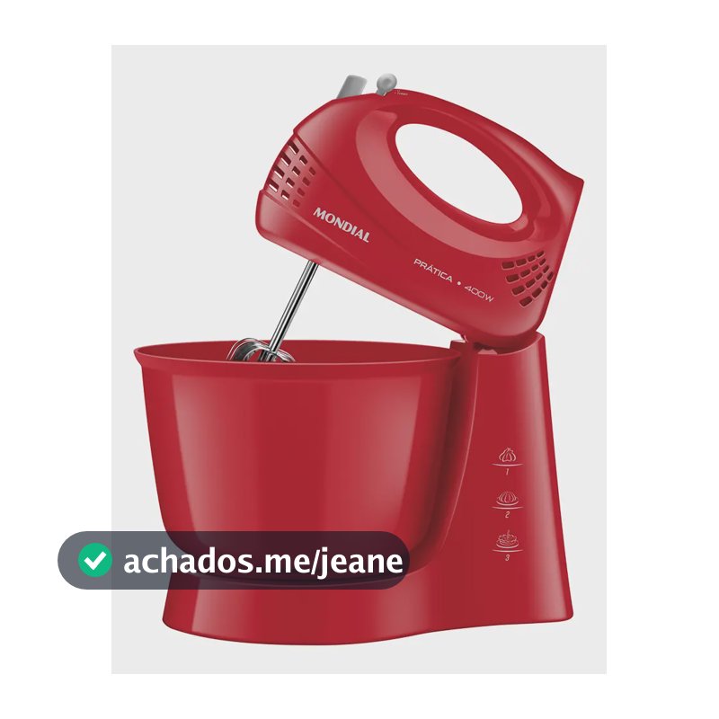 Batedeira Power Prática Mondial 400W - B-44-R