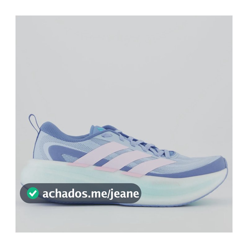 Tênis adidas Supernova Glide Feminino Azul E Lilás Azul - 38,0 Br