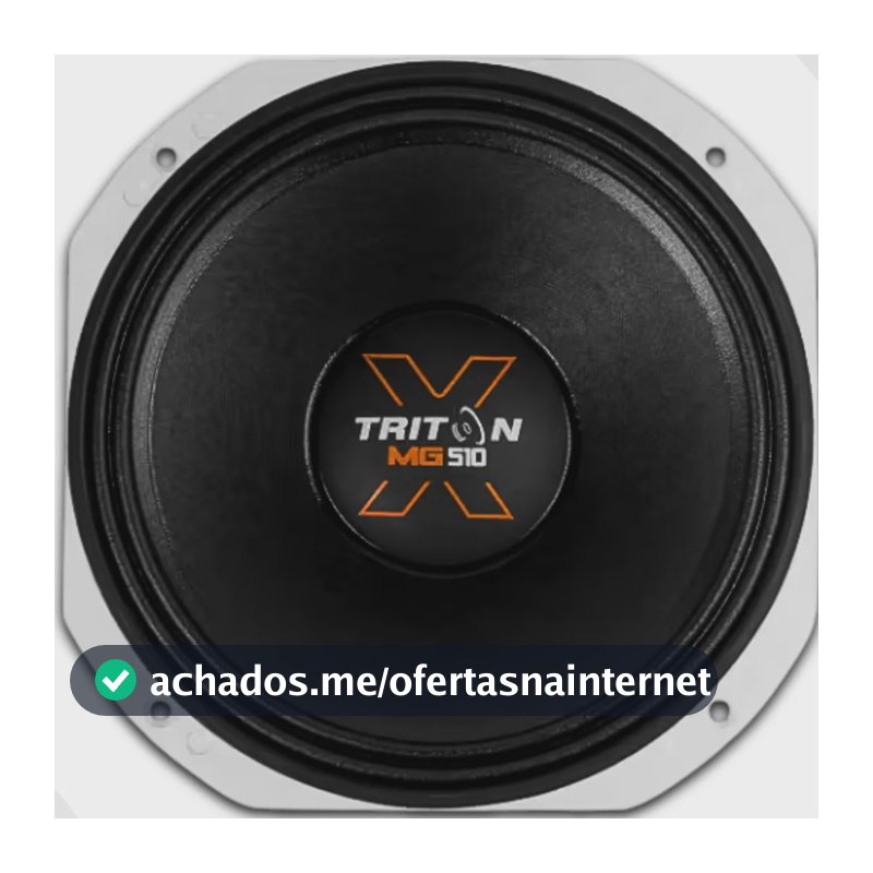 Alto Falante Triton Mg510x 10 500w Rms Médio Grave Linha X Preto 8