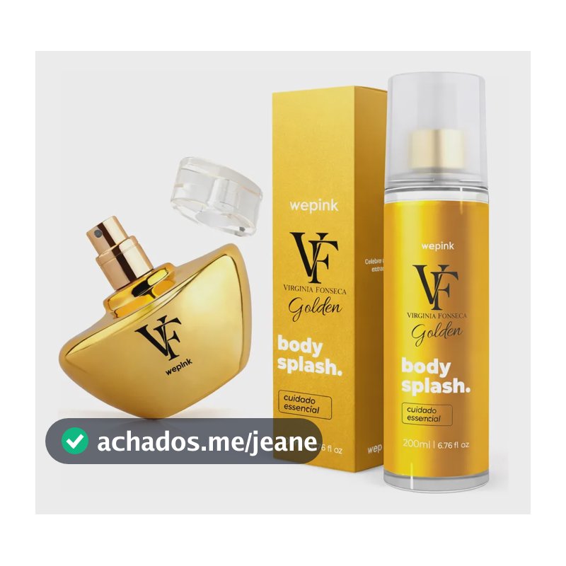 Kit Wepink Vf Golden Perfume + Body Splash