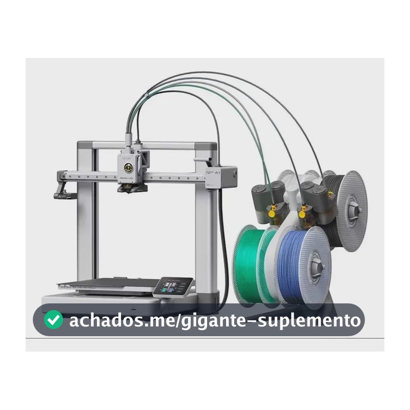 Bambu Lab Impressora 3d A1 Combo Com Ams cor Branco