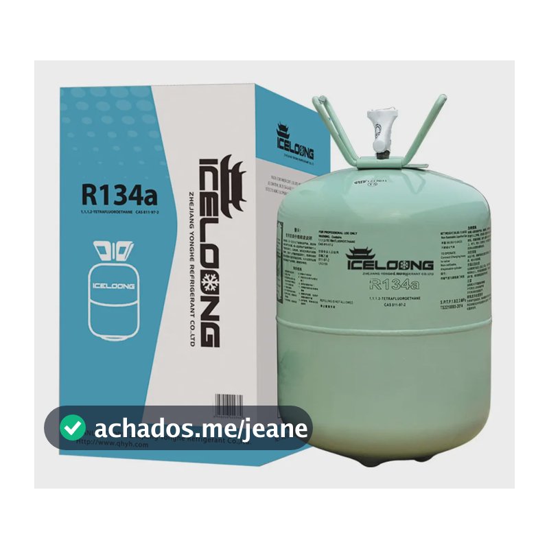 Gás Refrigerante R134a Iceloong Cilindro De 13,6kg