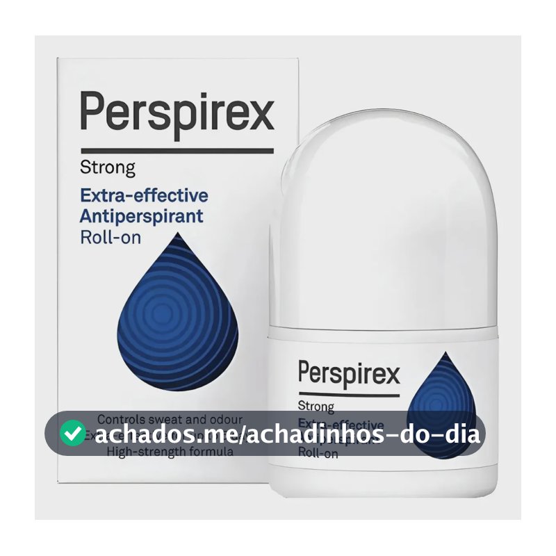 Perspirex Strong Extra Desodorante Antitranspirante Unissex Sem Fragrância