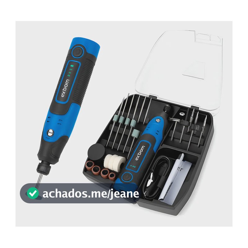 Mini Retífica Multifuncional Portátil Sem Fio Recarregável 57 Em 1 Profissional Artesanato Lixadeira Elétrica Completa
