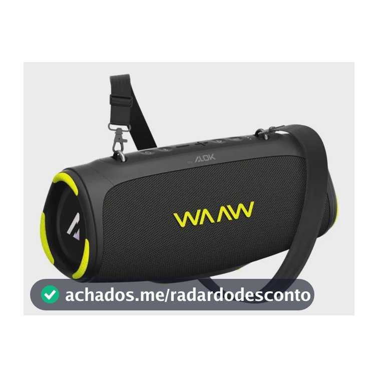 Caixa De Som Waaw Boom 110 Bluetooth 40w Portátil Ipx7