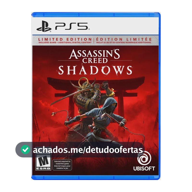 Sombras de Assassin's Creed - Ed. Limitado ao PS5 Exclusive