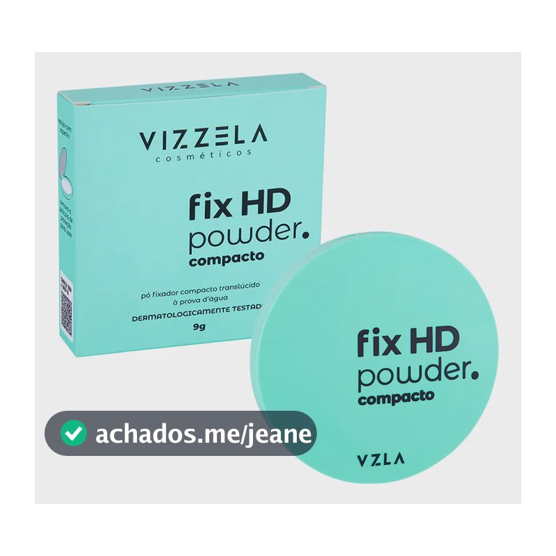 Fix Hd Powder Pó Compacto Translúcido Vizzela