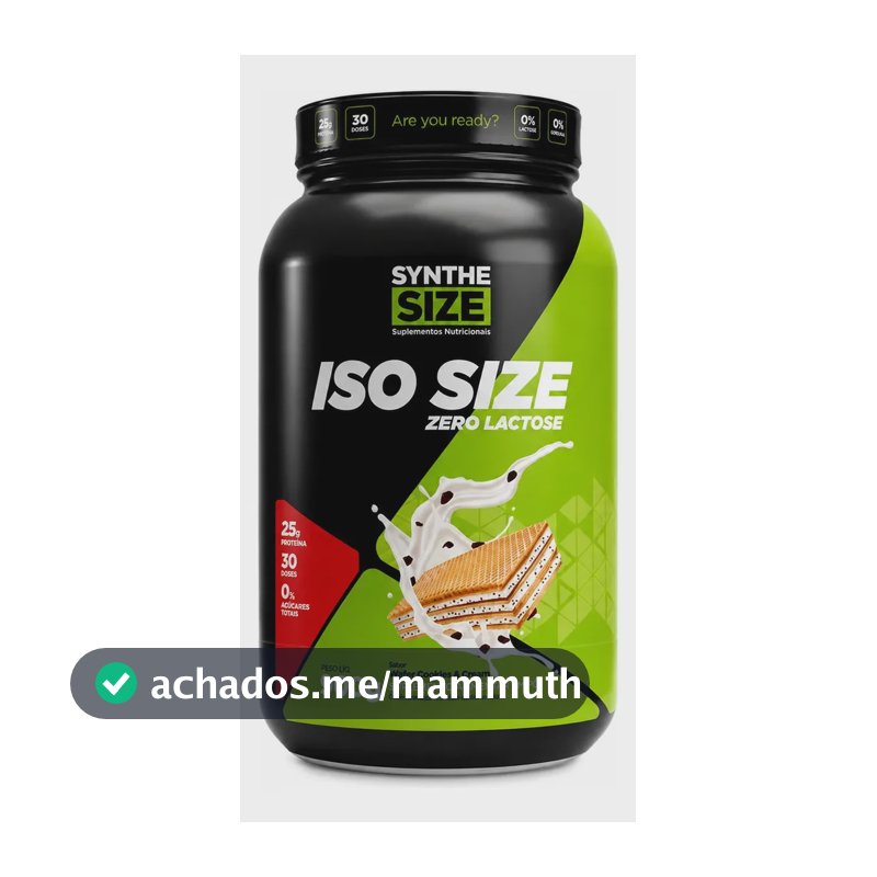 Whey Iso Size Synthesize 900g Wafer Cookies Zero Lactose