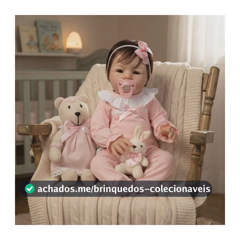 Bebê Reborn Realista Fio A Fio 100% Silicone Banho Manuzinha