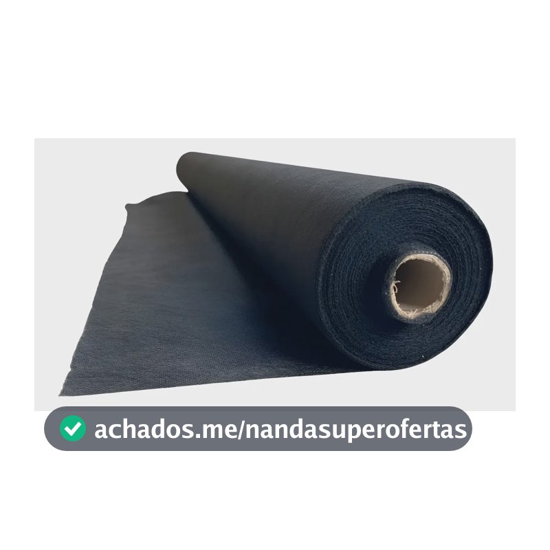 Malibu Rolo De Tnt 40g 50 Metros 1.40 De Largura Cor Preto
