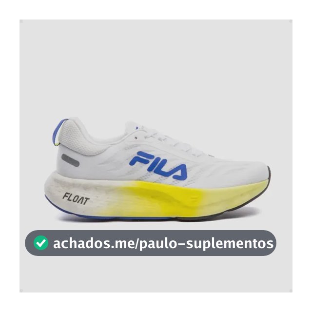 Tênis Fila Float Maxxi 2 Corrida Amortecimento Branco 43 Br