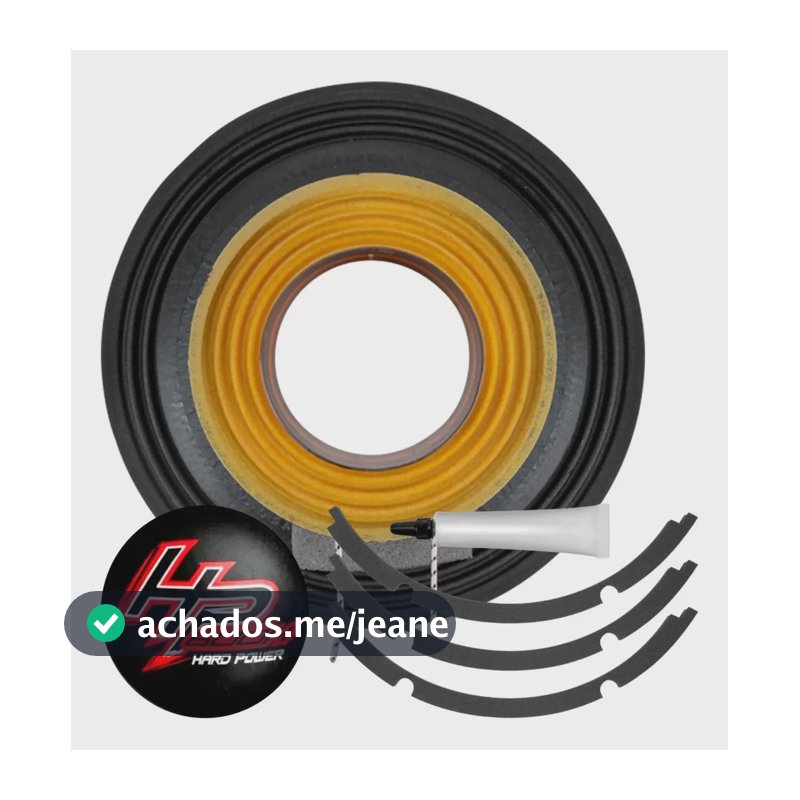 Kit Reparo Para Woofer Hard Power Hp 600 10 Polegadas 6 Ohms