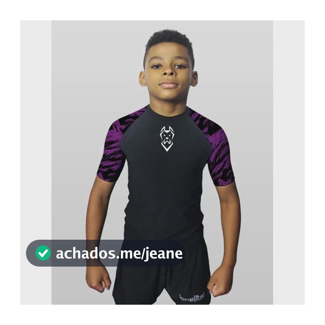 Rash Guard Jiu Jitsu Bjj  Manga Estampada Roxo Atl02