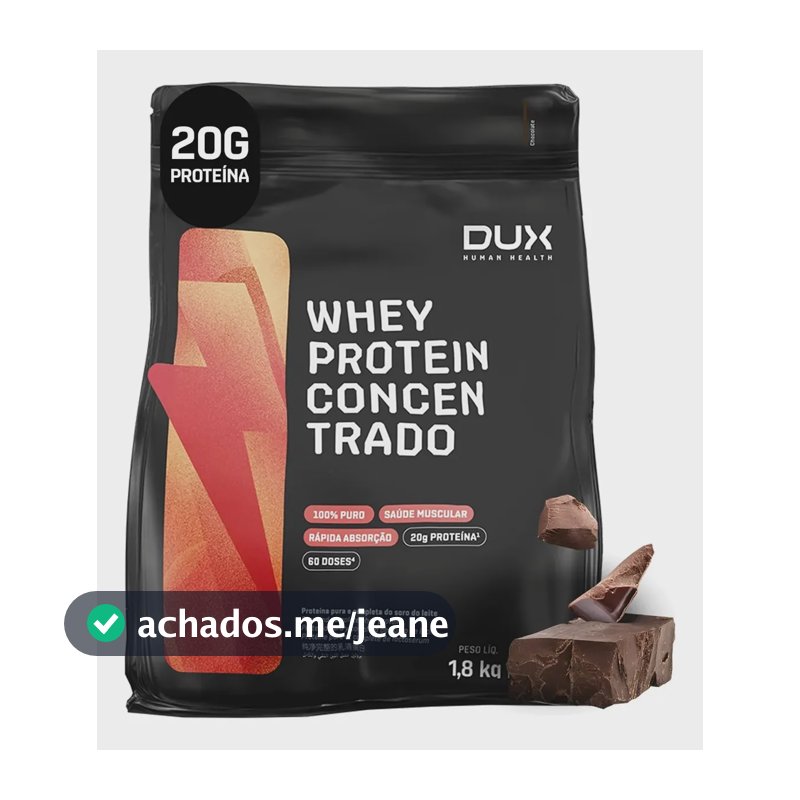 Whey Protein Dux Concentrado 1.8kg Chocolate Pó Outros