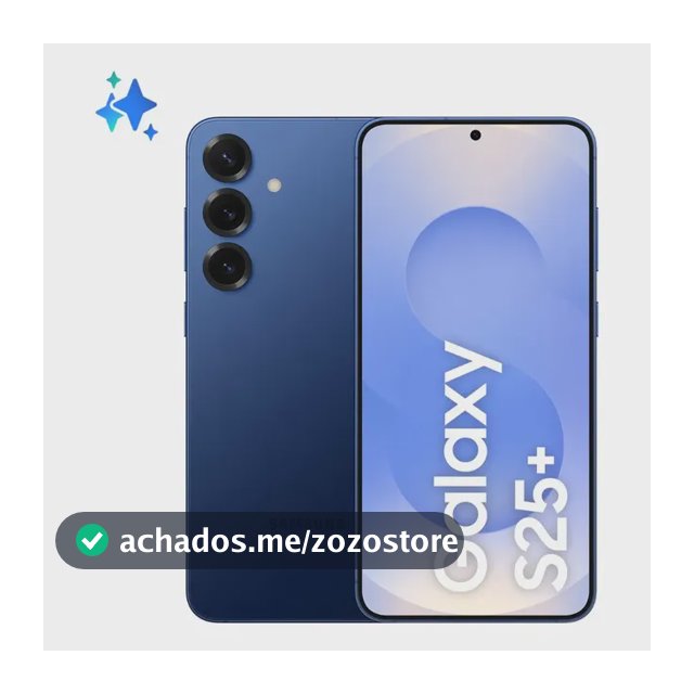 Samsung Galaxy S25+ 5g, 256gb, 12gb, Câmera Tripla - Azul marinho