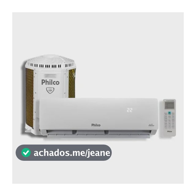 Ar Condicionado Inverter Philco 9000 Btus Frio 220v Pac9ft Branco 220v