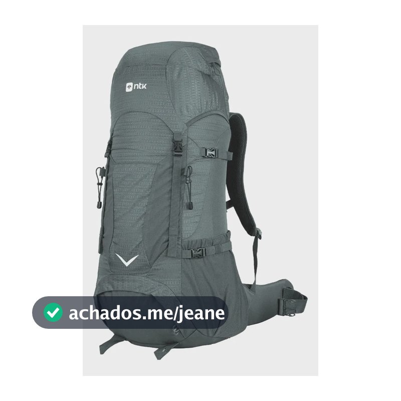 Mochila De Camping Cargo Air X 60+5l Cinza - Nautika Cinza